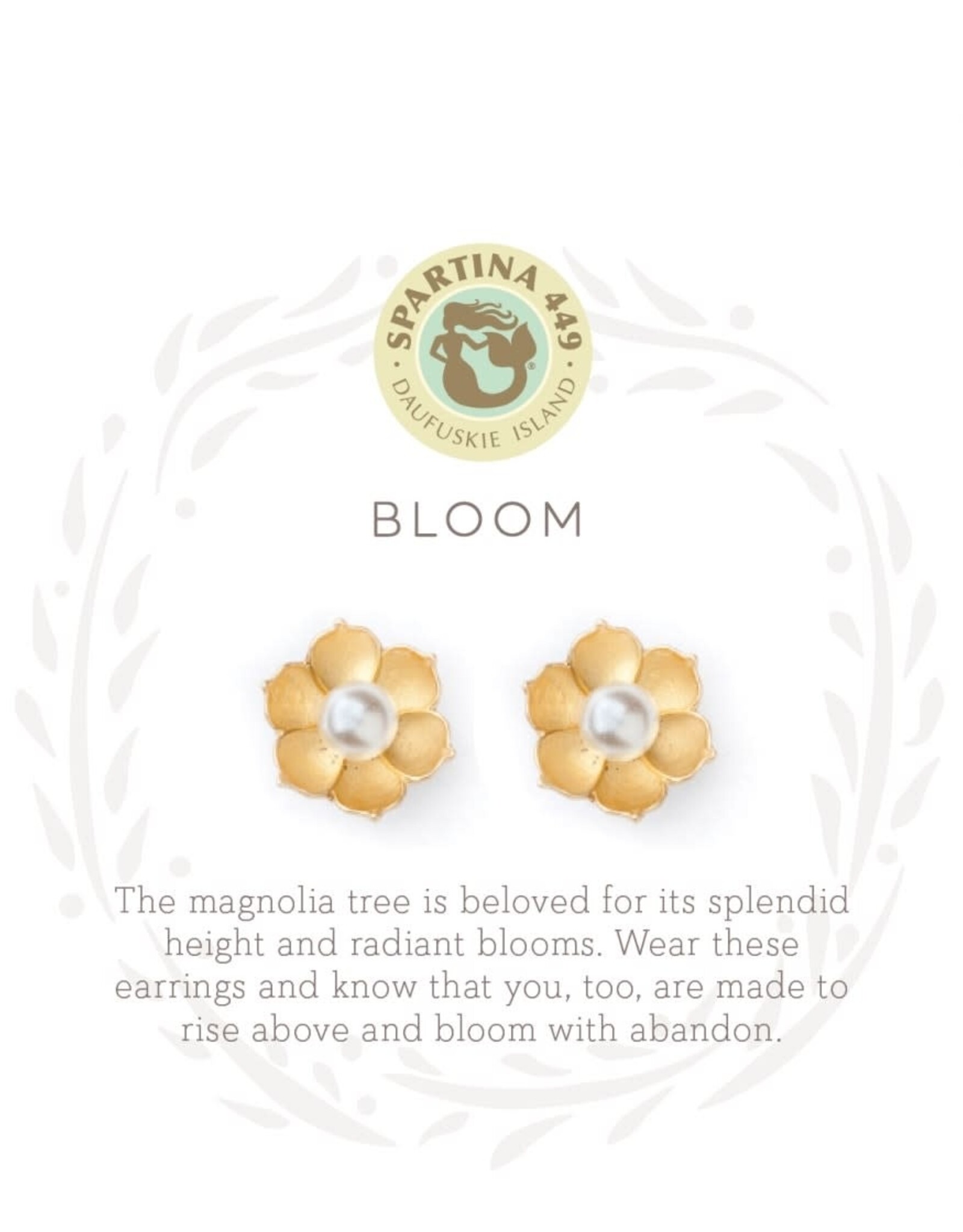 Spartina Spartina Sea La Vie Bloom Earrings Gold