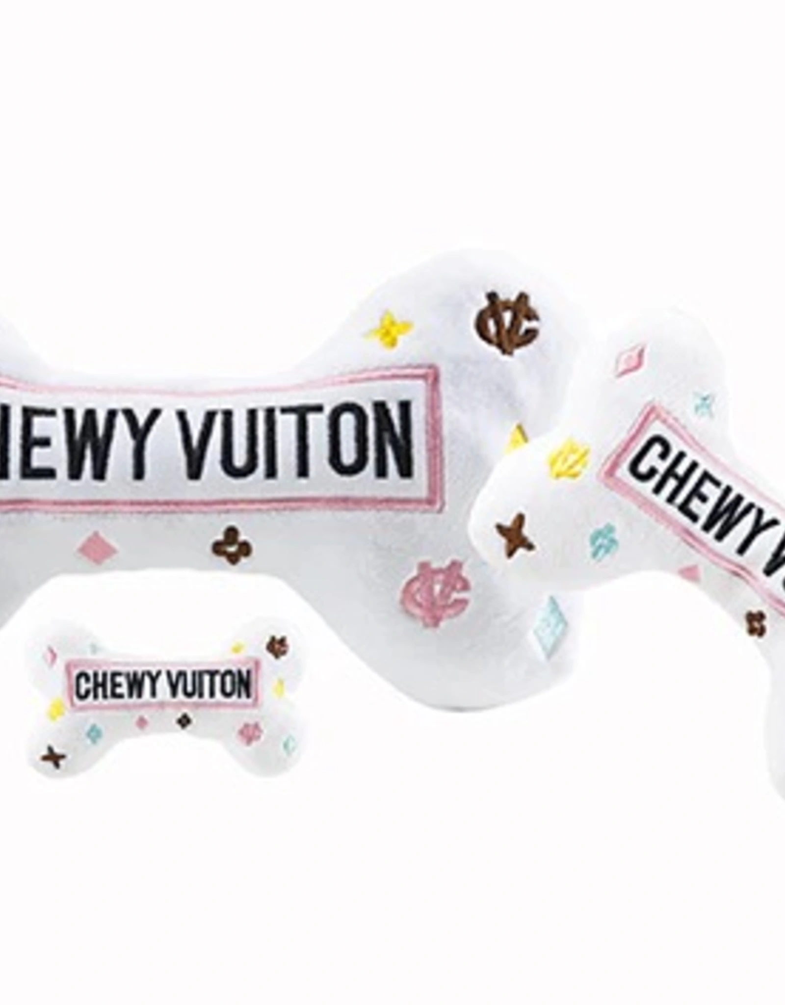Haute Diggity Dog White Chewy Vuiton Bone