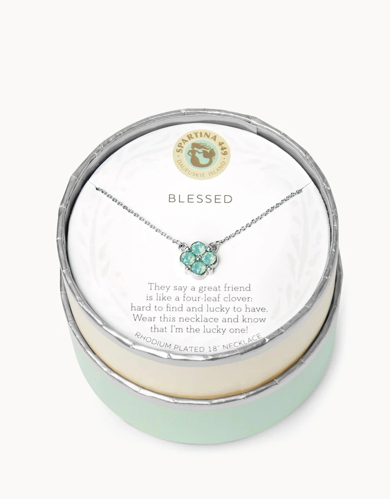 Spartina Spartina Sea La Vie Blessed/Sea Foam 18" Necklace Gold