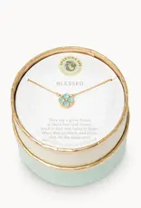 Spartina Spartina Sea La Vie Blessed/Sea Foam 18" Necklace Gold