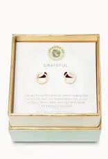 Spartina Spartina Sea La Vie Grateful Earrings Gold
