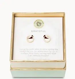 Spartina Spartina Sea La Vie Grateful Earrings Gold