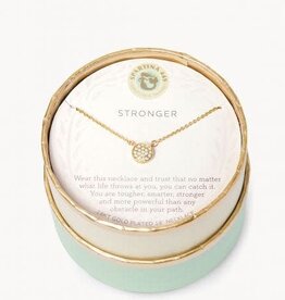 Spartina Spartina Sea La Vie Stronger 18" Necklace Gold