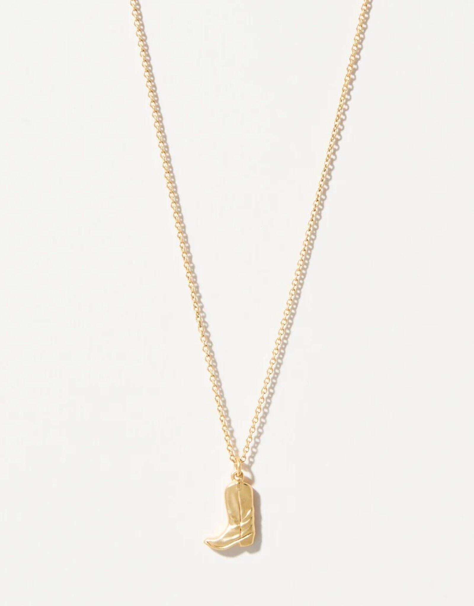 Spartina Spartina Sea La Vie Kick It Up/Cowgirl Boot 18" Necklace Gold