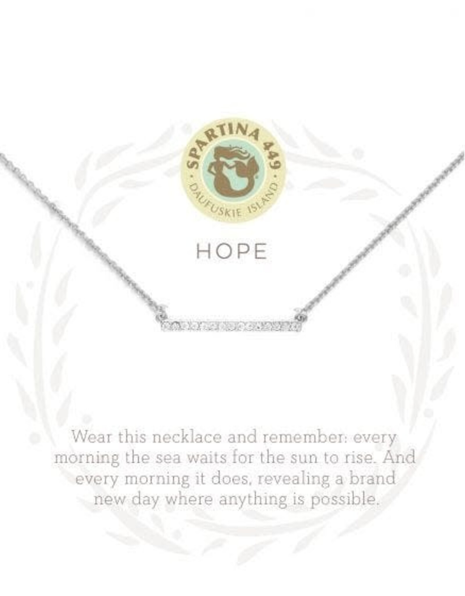Spartina Spartina Sea La Vie Hope 18" Necklace Silver
