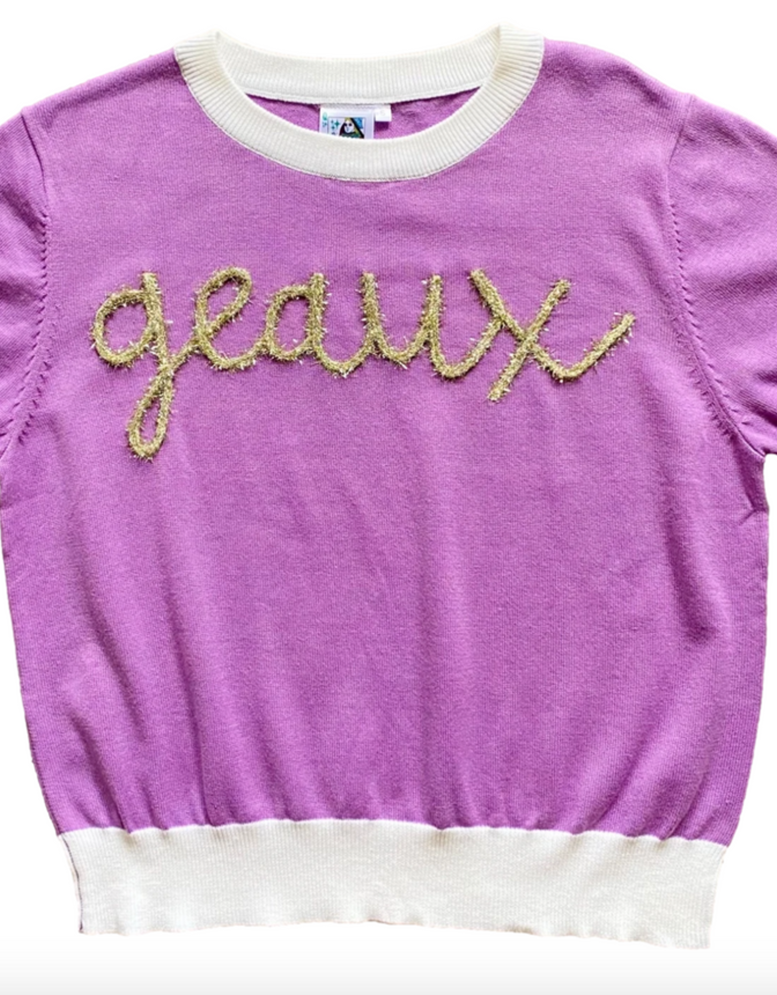 Geaux Glitter Script Sweater  Pretty Please Houston - Pretty Please  Boutique & Gifts