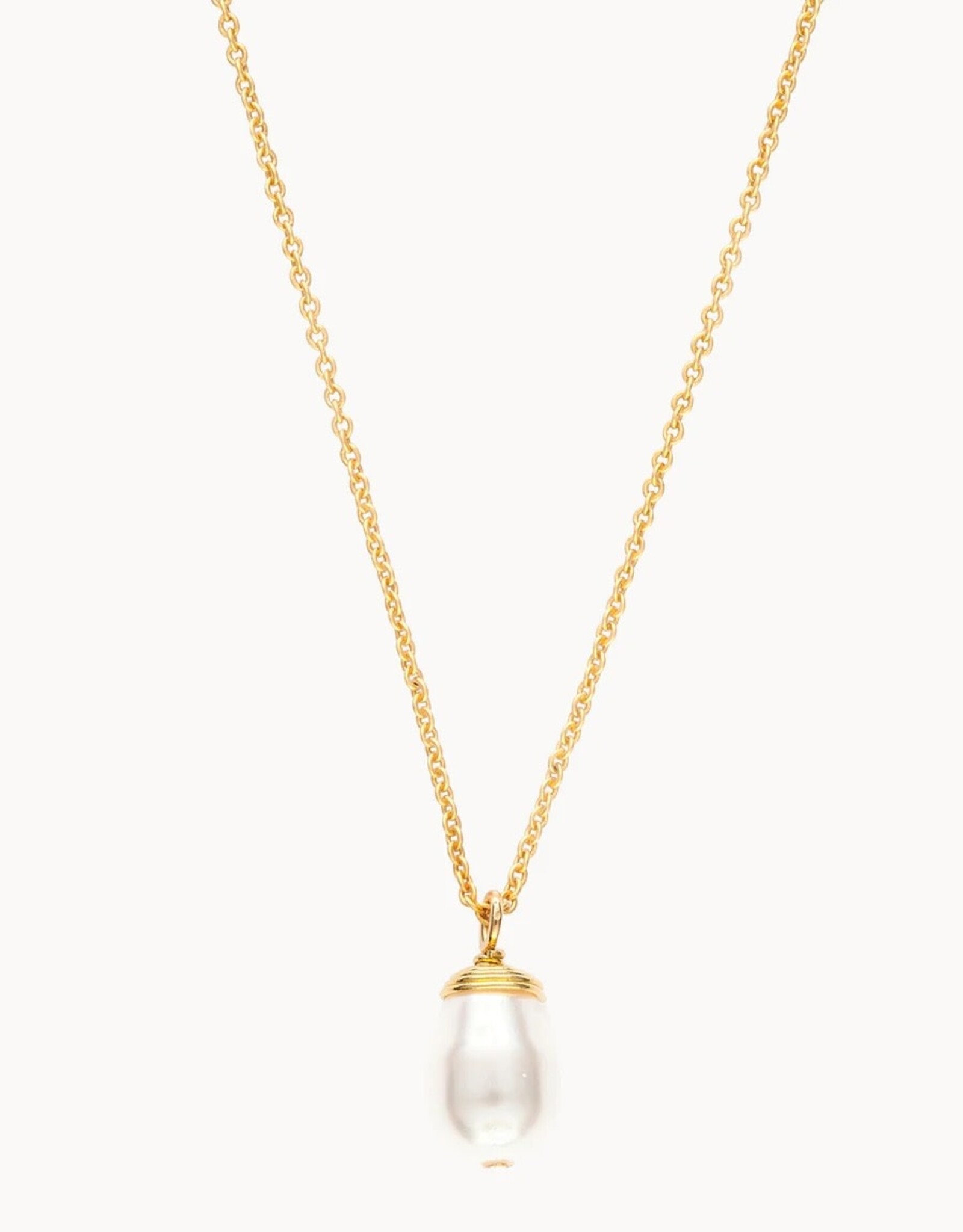 Spartina Spartina Sea La Vie Find Peace 18" Necklace Gold