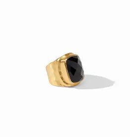 Julie Vos Julie Vos Tudor Statement Ring Obsidian Black