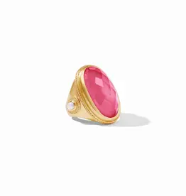 Julie Vos Julie Vos Cannes Statement Ring Iridescent Raspberry