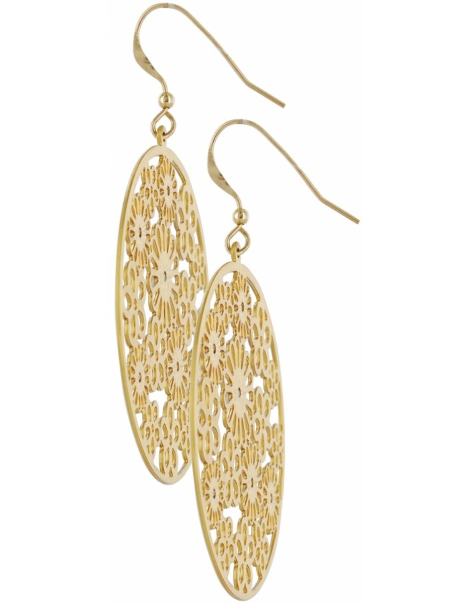 Brighton Brighton Posey Disc French Wire Earrings Gold