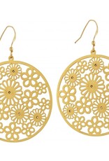 Brighton Brighton Posey Disc French Wire Earrings Gold