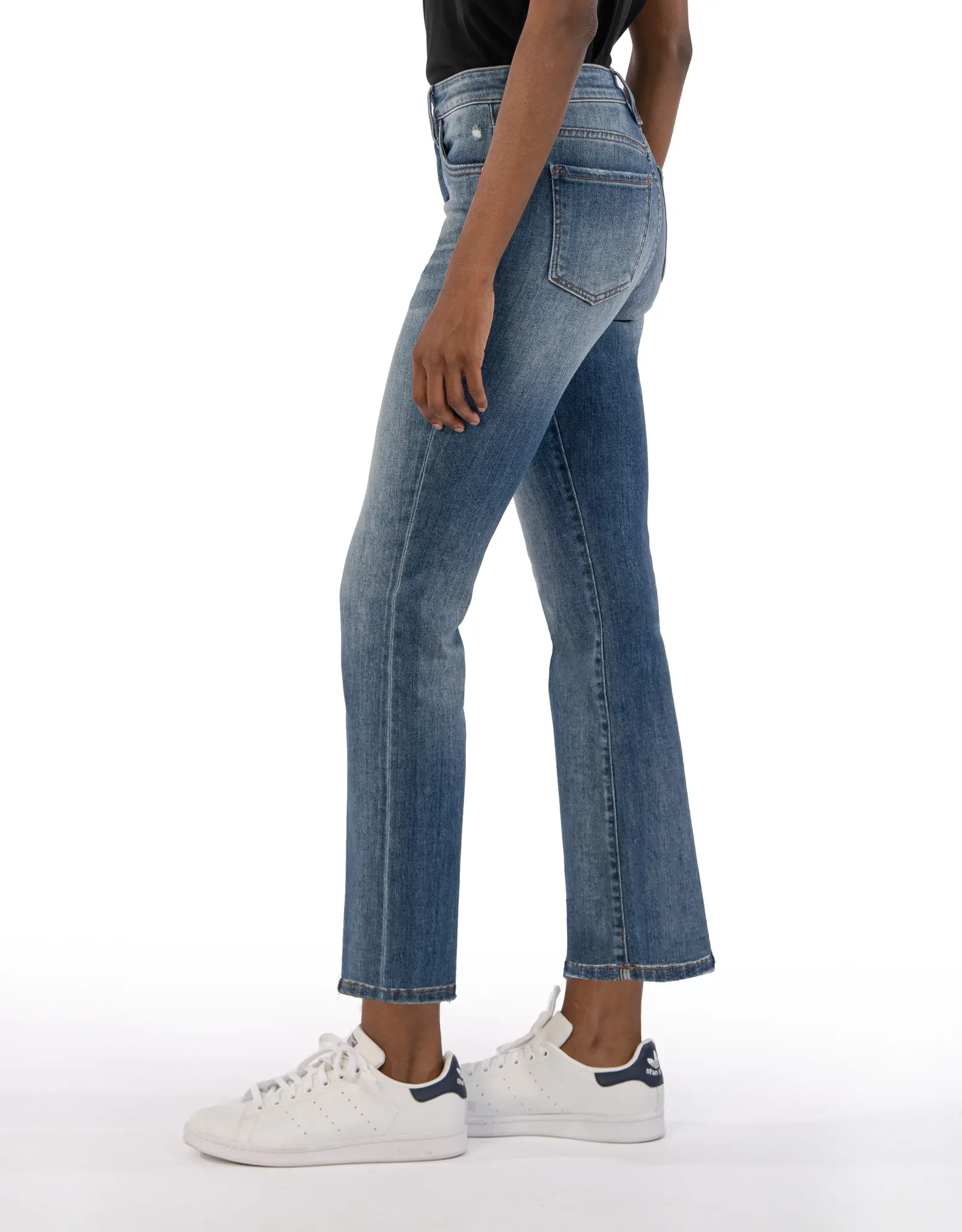 Kut Jeans  New Kelsey High Rise Fab Ab Ankle Flare Jeans