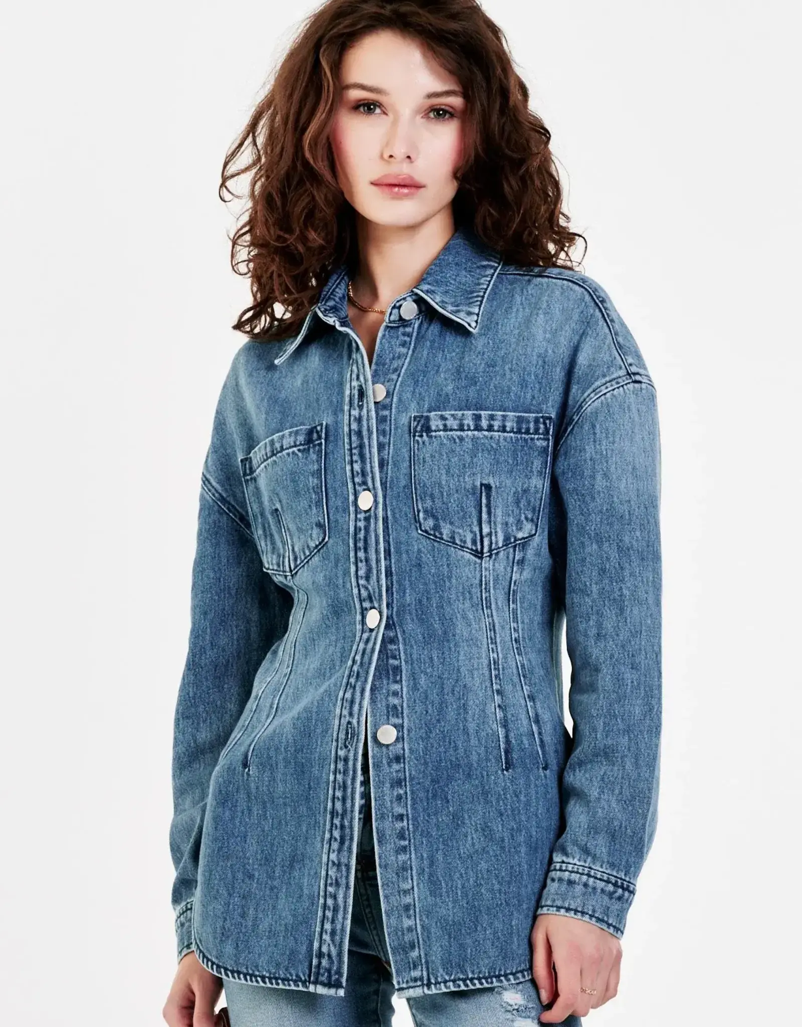 Dear John Denim Dear John Joanna Button Front Denim Shirt