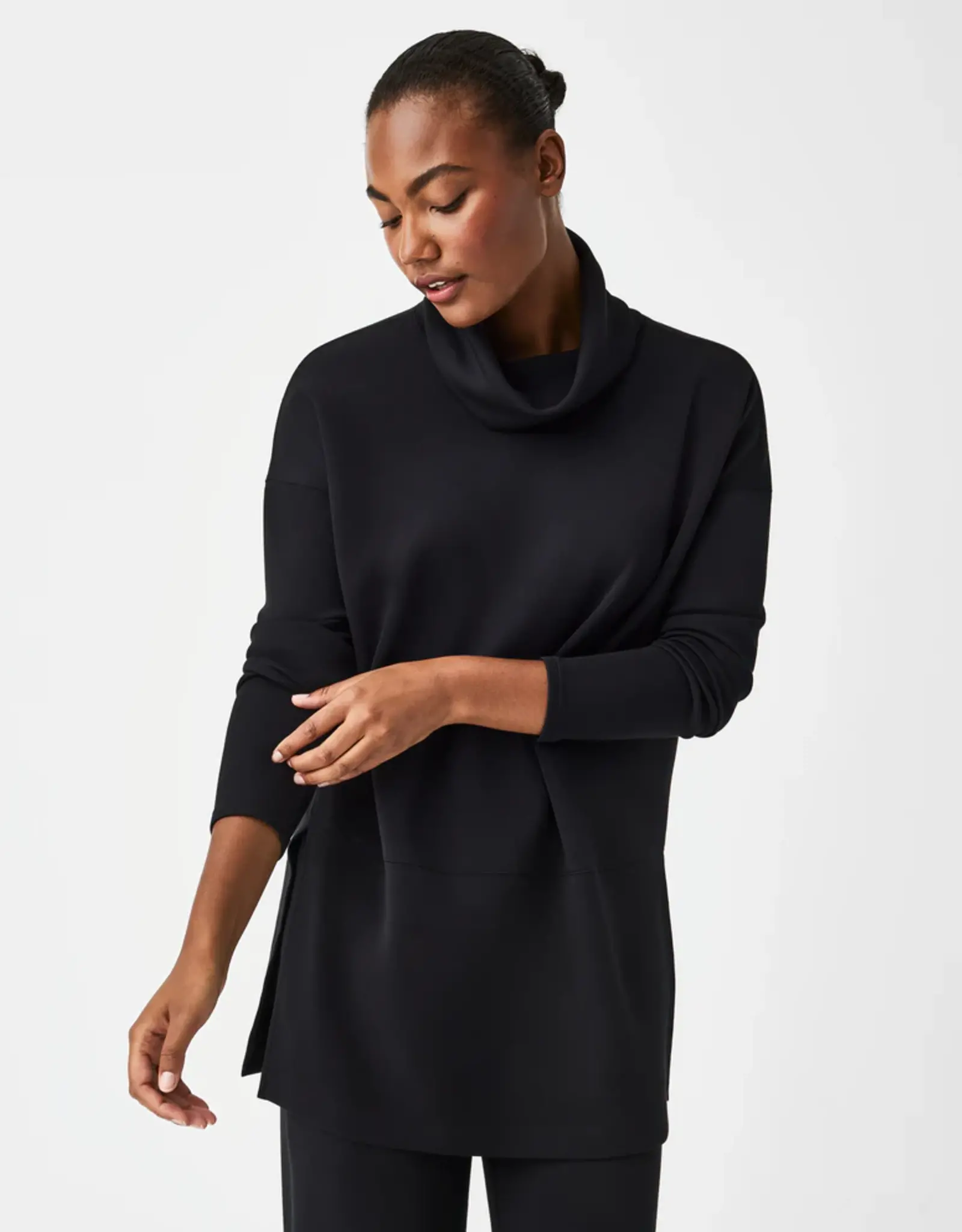 STRETCH IS COMFORT Women's and Plus Relaxed and Regular Turtleneck