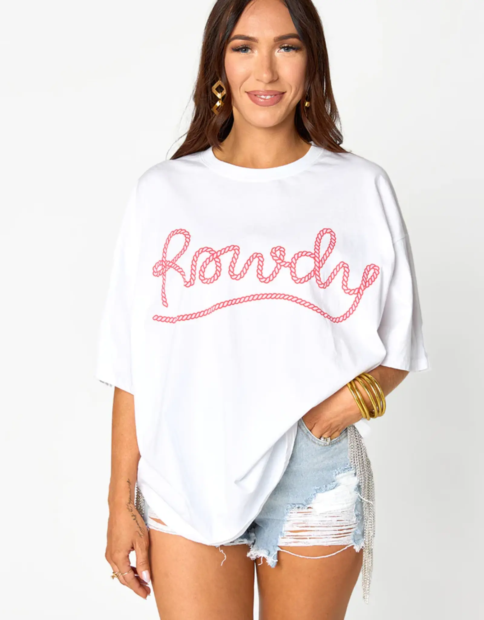 BuddyLove BuddyLove Marshall Rowdy  Tee White