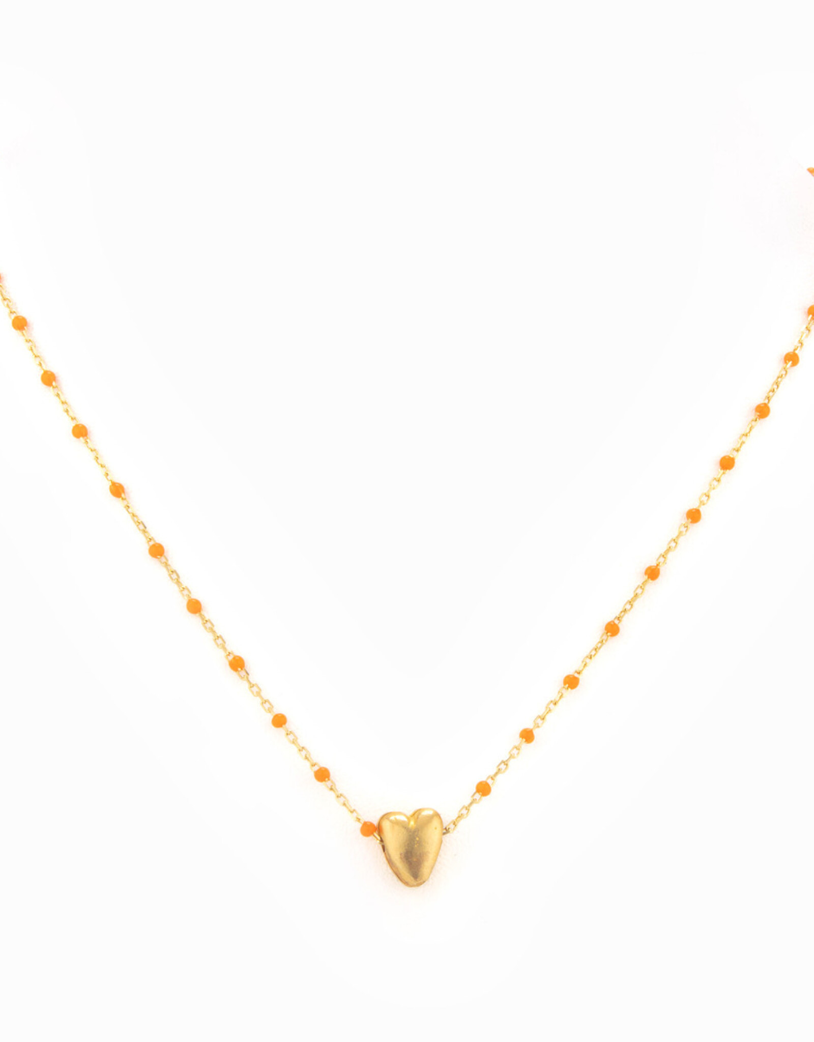 Taylor & Tessier Flit Vermeil & Acrylic Short Orange Necklace - Pretty  Please Boutique & Gifts