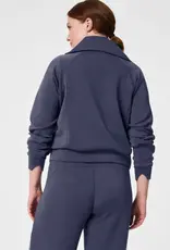 Spanx Spanx AirEssentials Half Zip Dark Storm