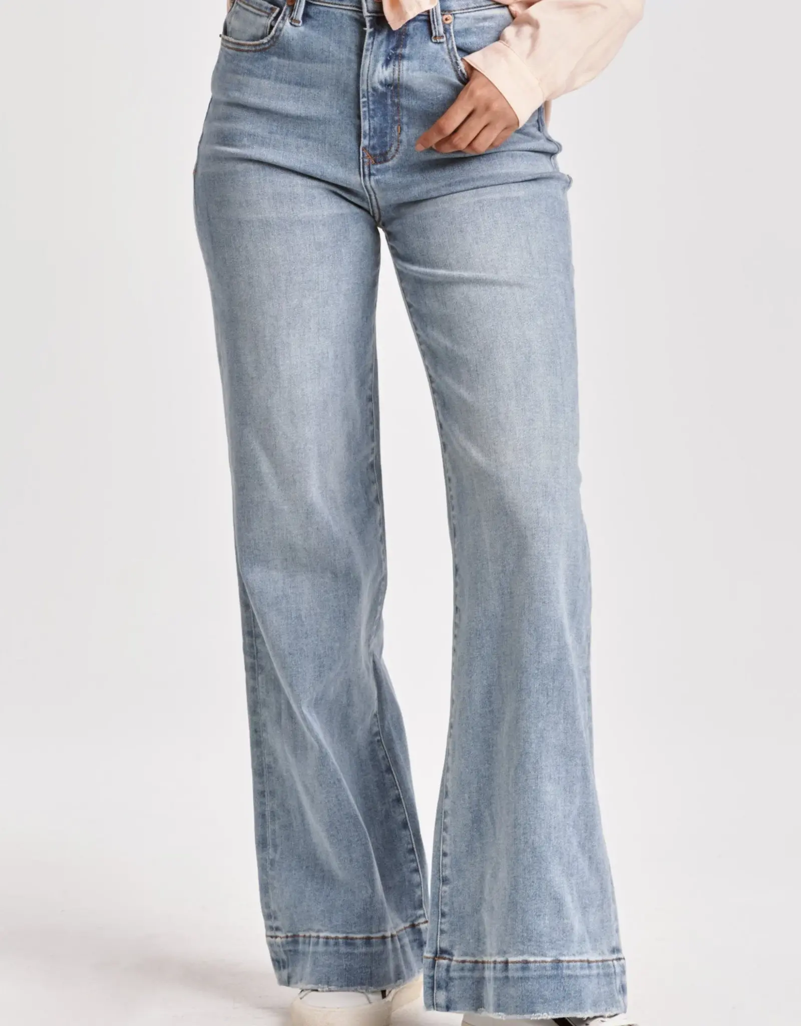 Dear John Denim Dear John Fiona Mid Rise Wide Leg Jean -Montilla