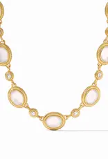 Julie Vos Julie Vos Tudor Stone Necklace Iridescent Clear Crystal