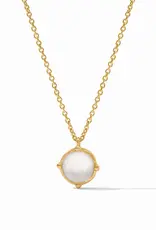 Julie Vos Julie Vos Honeybee Solitaire Necklace Irid. Clear Crystal