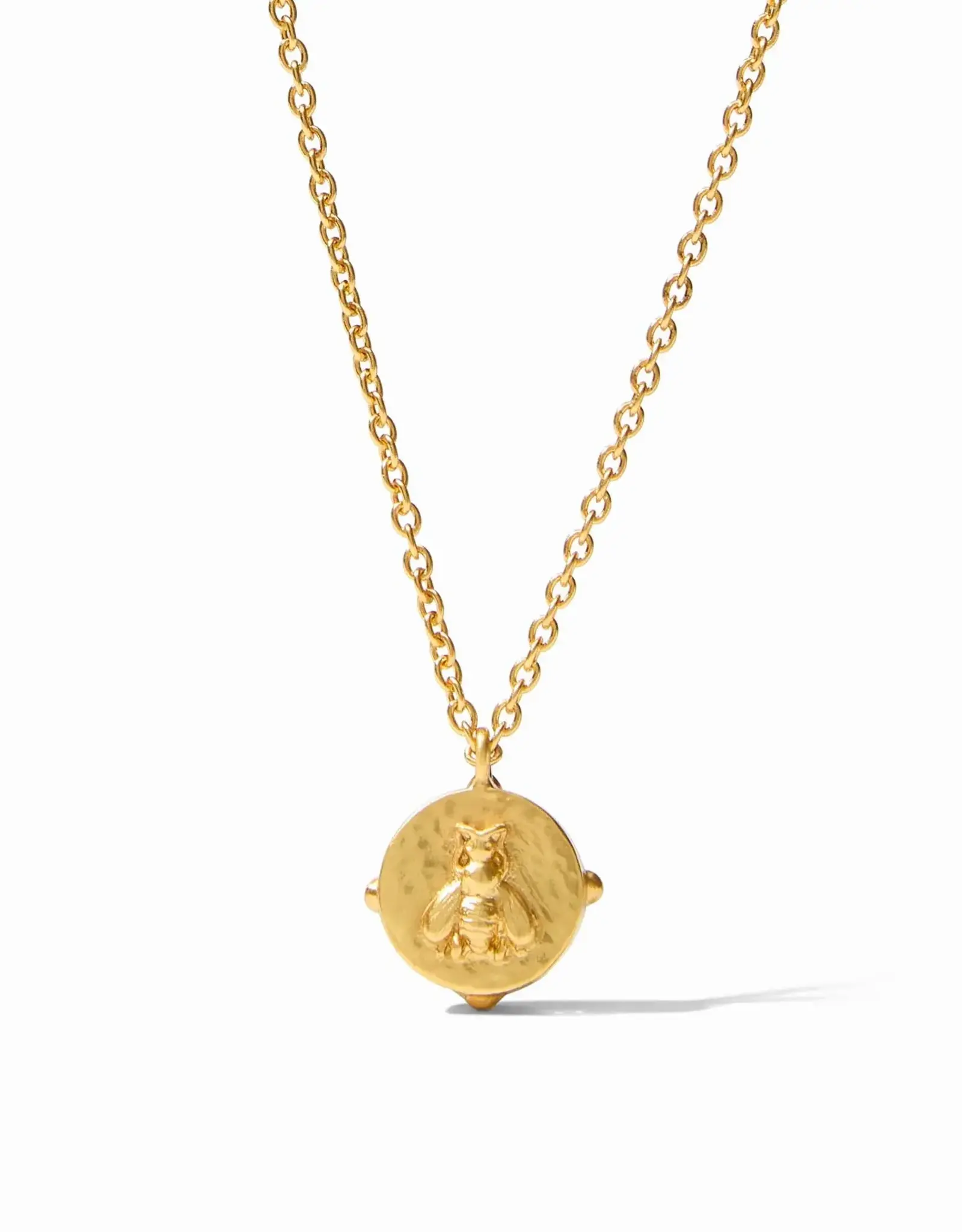 Julie Vos Julie Vos Honeybee Solitaire Necklace Irid. Clear Crystal