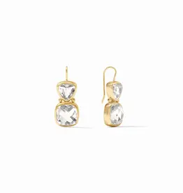 Julie Vos Julie Vos Aquitaine Earring Clear Crystal