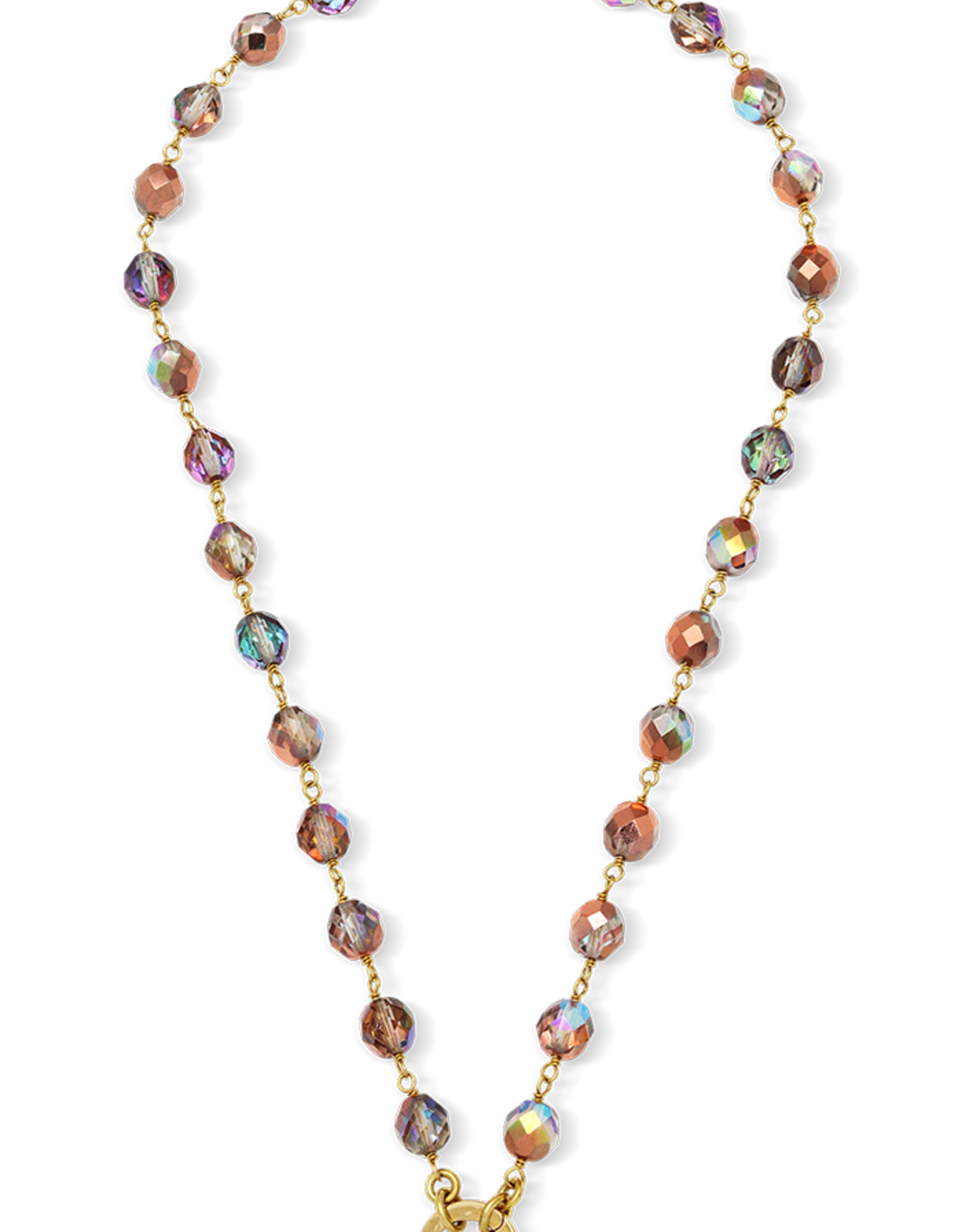 Waxing Poetic Waxing Poetic Ensemble Necklace- Aurora Borealis