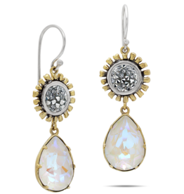 Waxing Poetic Waxing Poetic Be The Light Pear Drop Earrings Grace