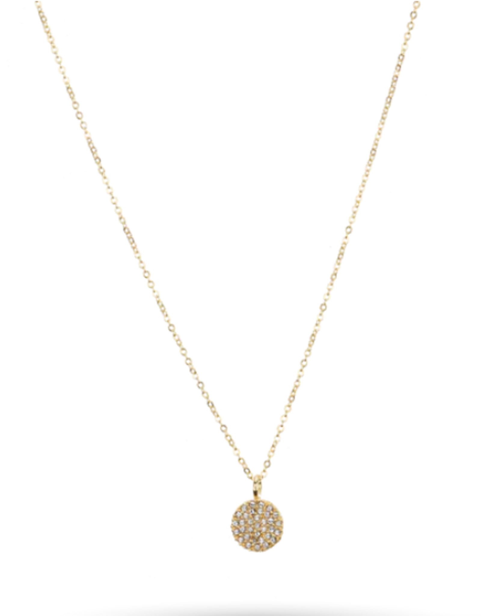 Waxing Poetic Waxing Poetic Cosmos Disc Necklace Gold Plated