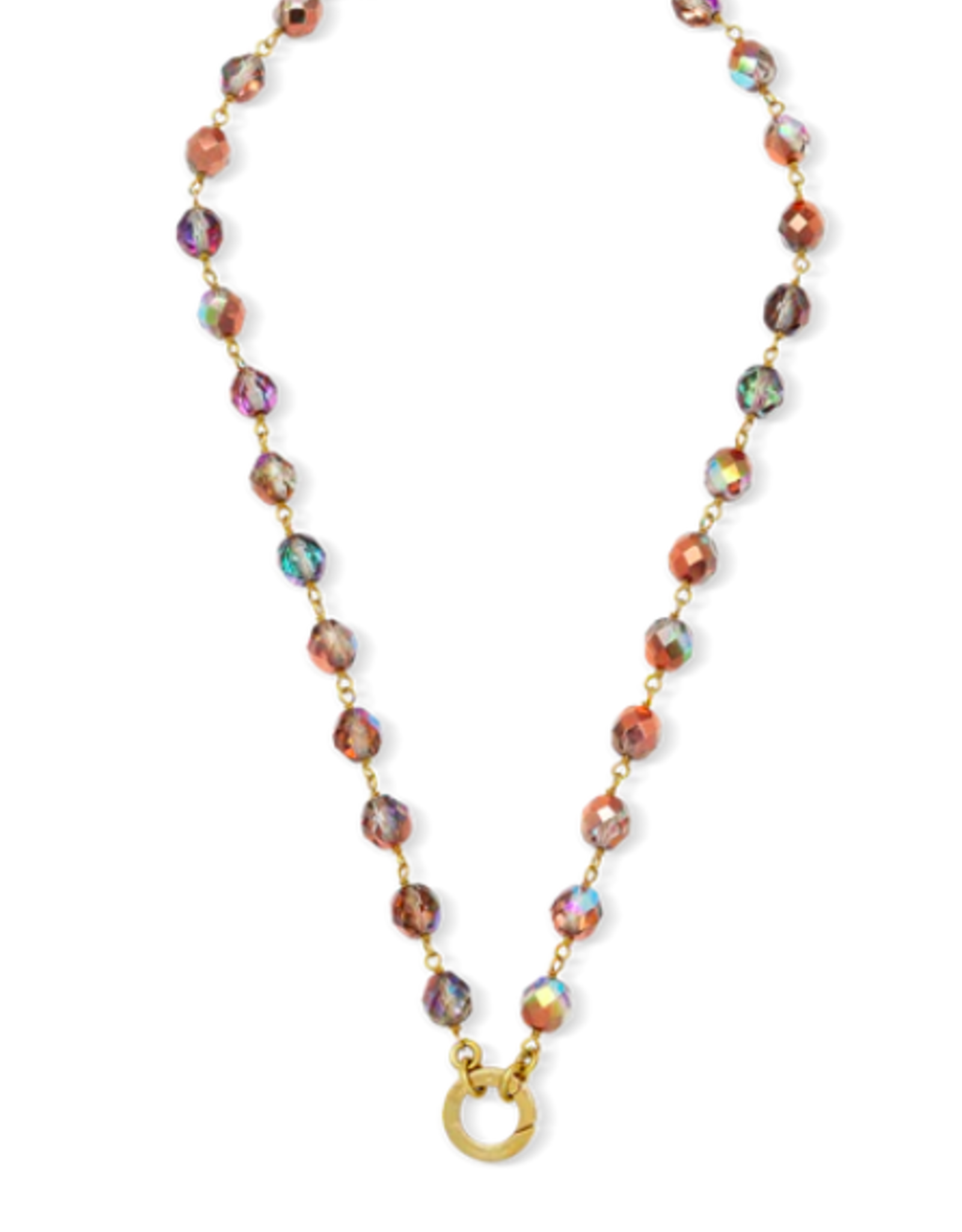 Waxing Poetic Waxing Poetic Ensemble Necklace- Aurora Borealis