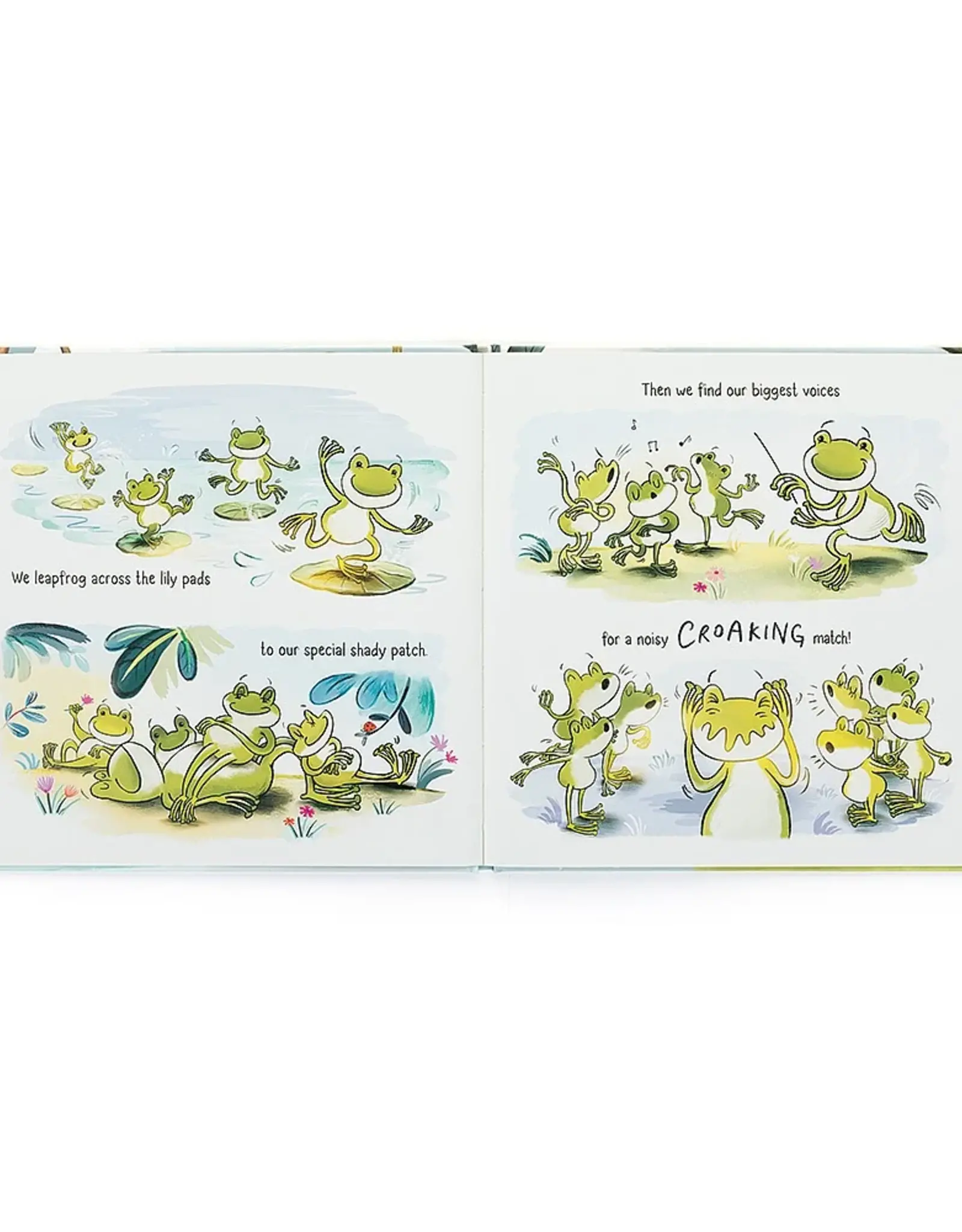 Jellycat Jellycat A Fantastic Day For FInnegan Frog Book