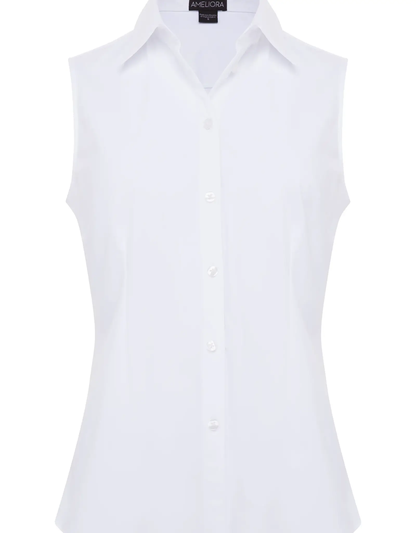 Ameliora Ameliora Annie Sleeveless Shirt White