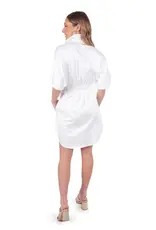 Emily McCarthy Emily McCarthy Palmer Dress White Cotton