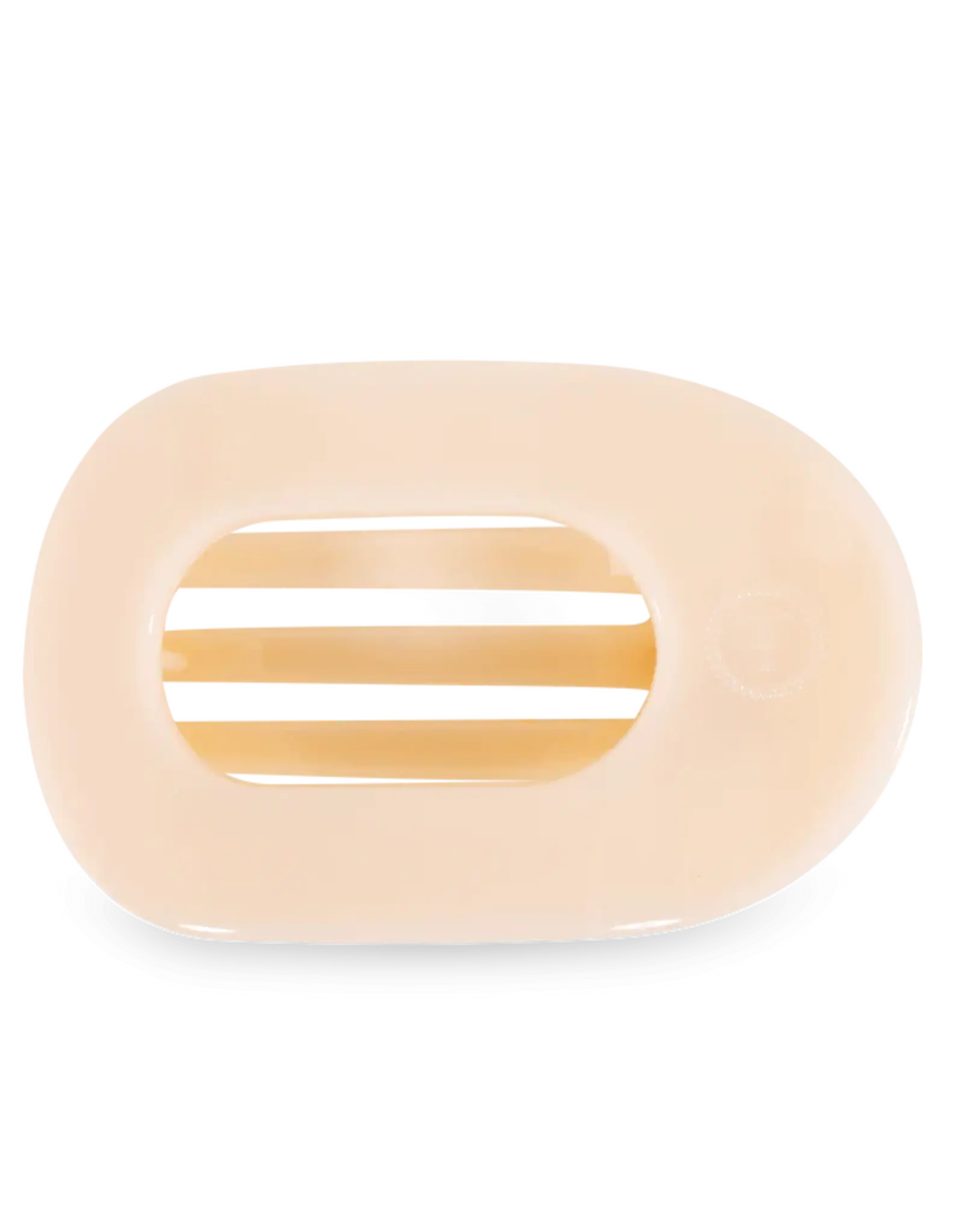 Teleties Teleties Flat Round Clip Almond Beige