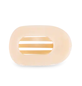 Teleties Teleties Flat Round Clip Almond Beige
