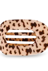 Teleties Teleties Blonde Tortoise Flat Round Clip