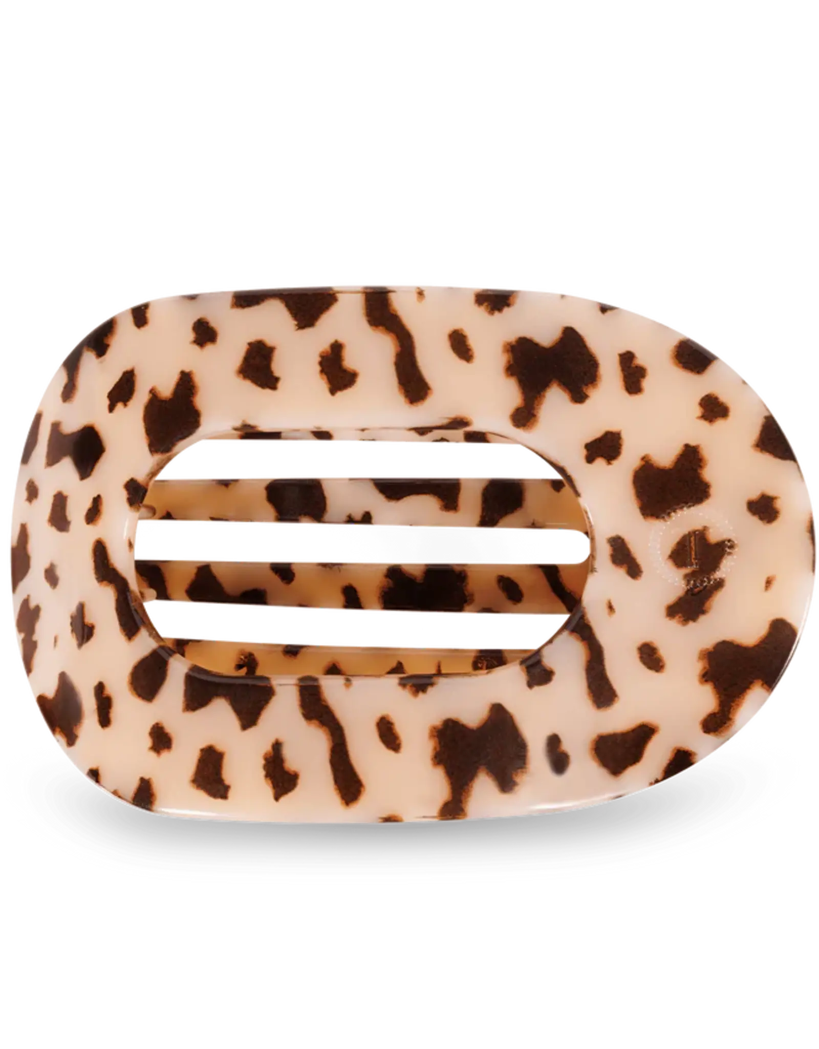 Teleties Teleties Blonde Tortoise Flat Round Clip