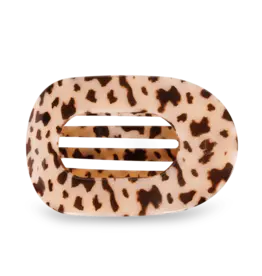 Teleties Teleties Blonde Tortoise Flat Round Clip