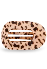 Teleties Teleties Blonde Tortoise Flat Round Clip