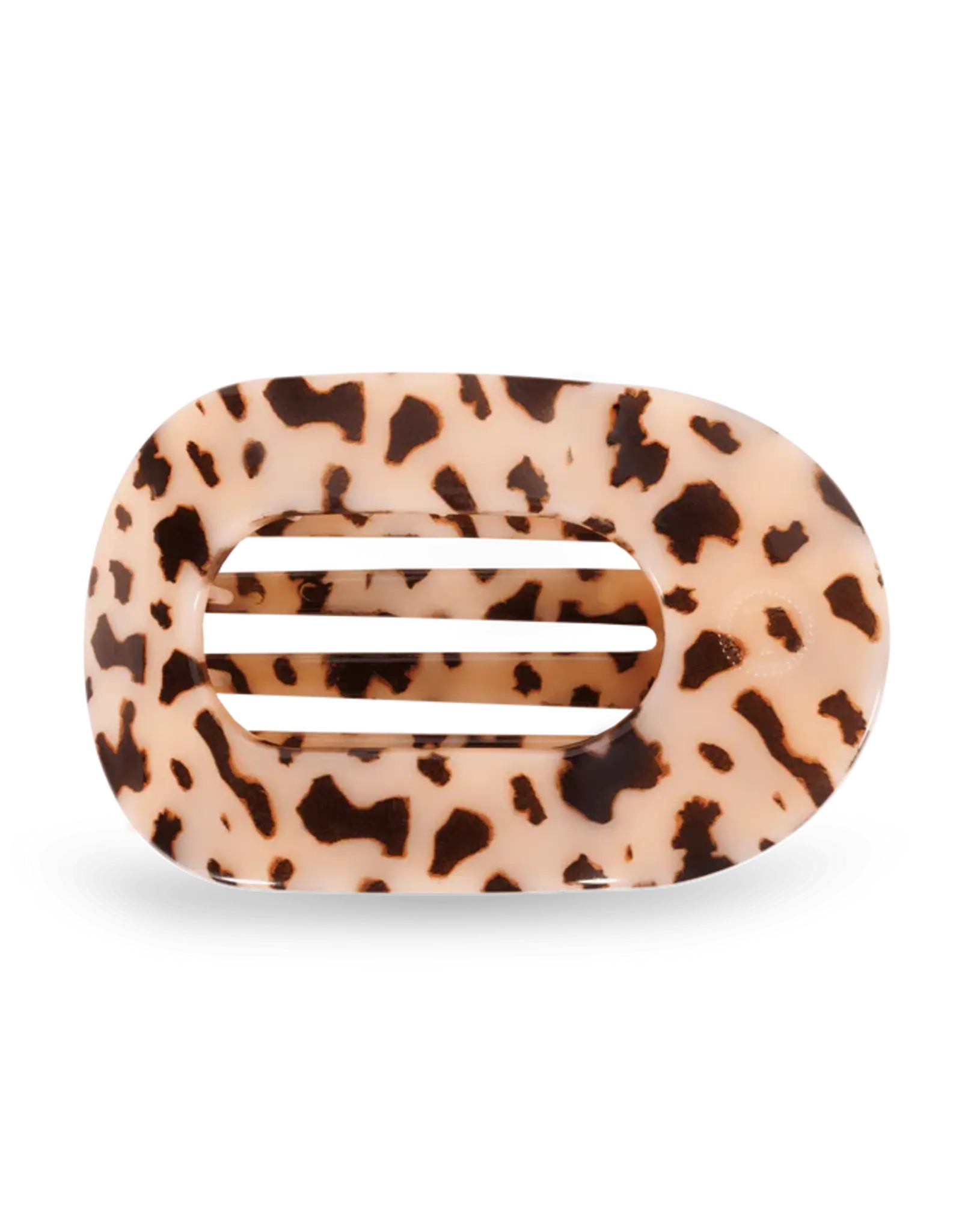 Teleties Teleties Blonde Tortoise Flat Round Clip