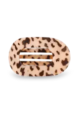 Teleties Teleties Blonde Tortoise Flat Round Clip