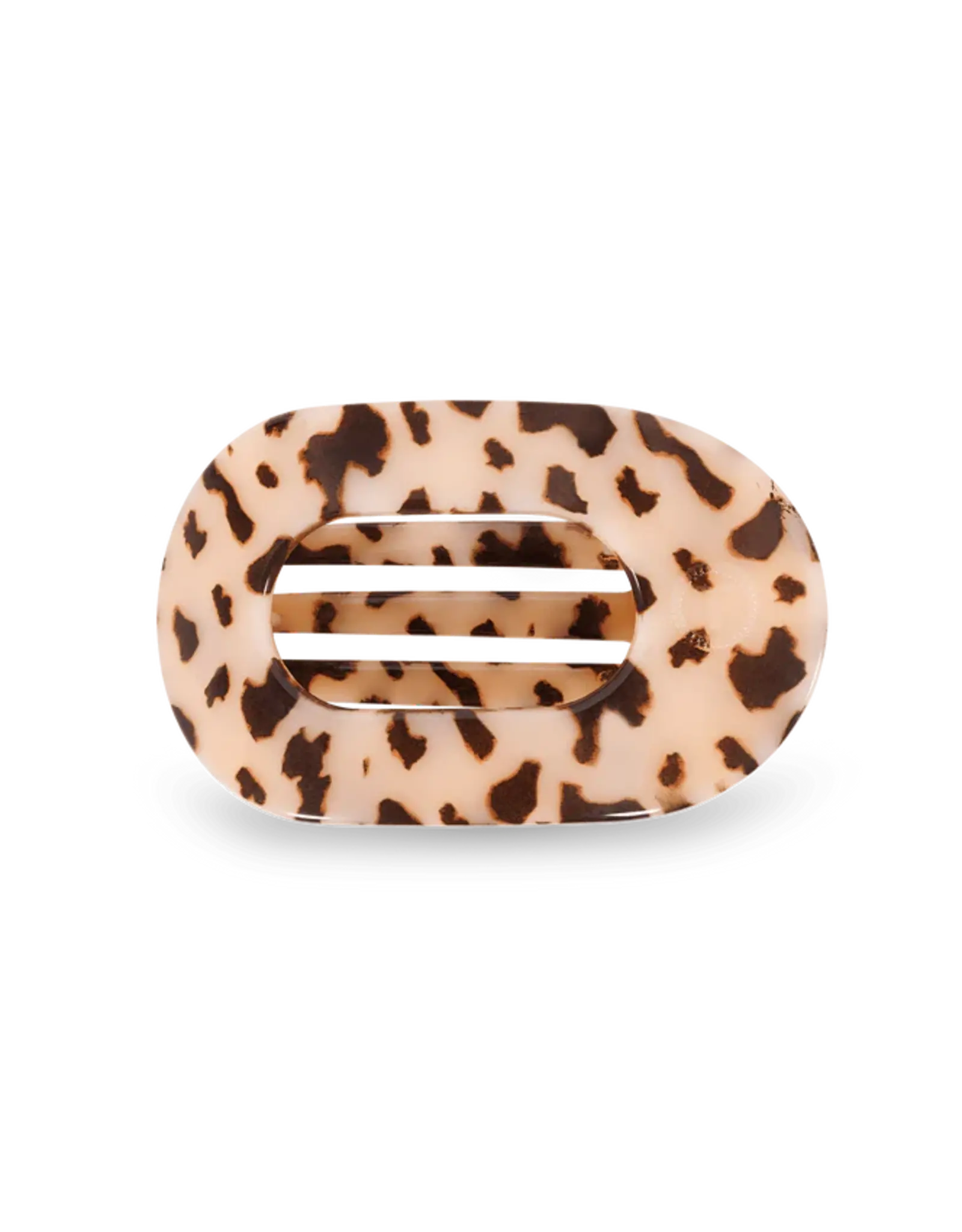 Teleties Teleties Blonde Tortoise Flat Round Clip