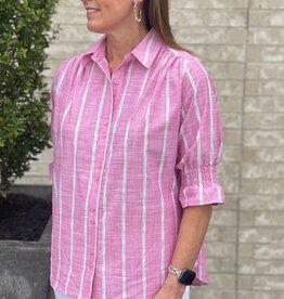 Spanx Low Maintenance Silk Button Down Ivory  Pretty Please Houston -  Pretty Please Boutique & Gifts