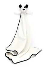 Jellycat Jellycat Bashful Black Cream Puppy Blankie