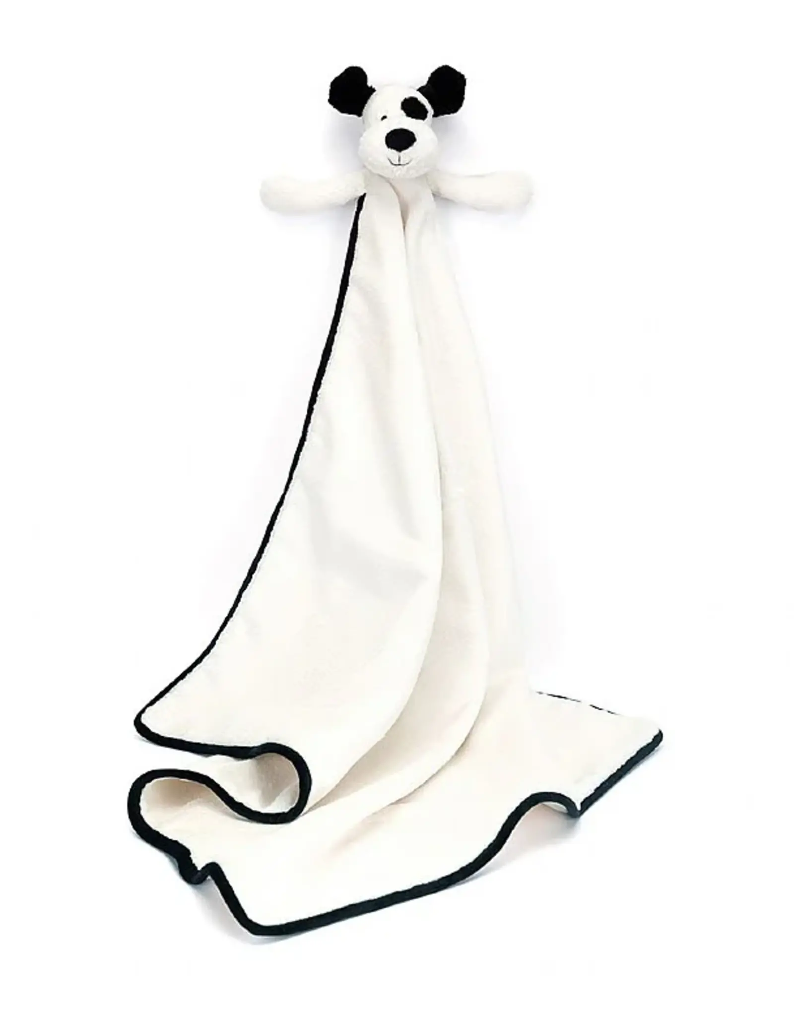 Jellycat Jellycat Bashful Black Cream Puppy Blankie