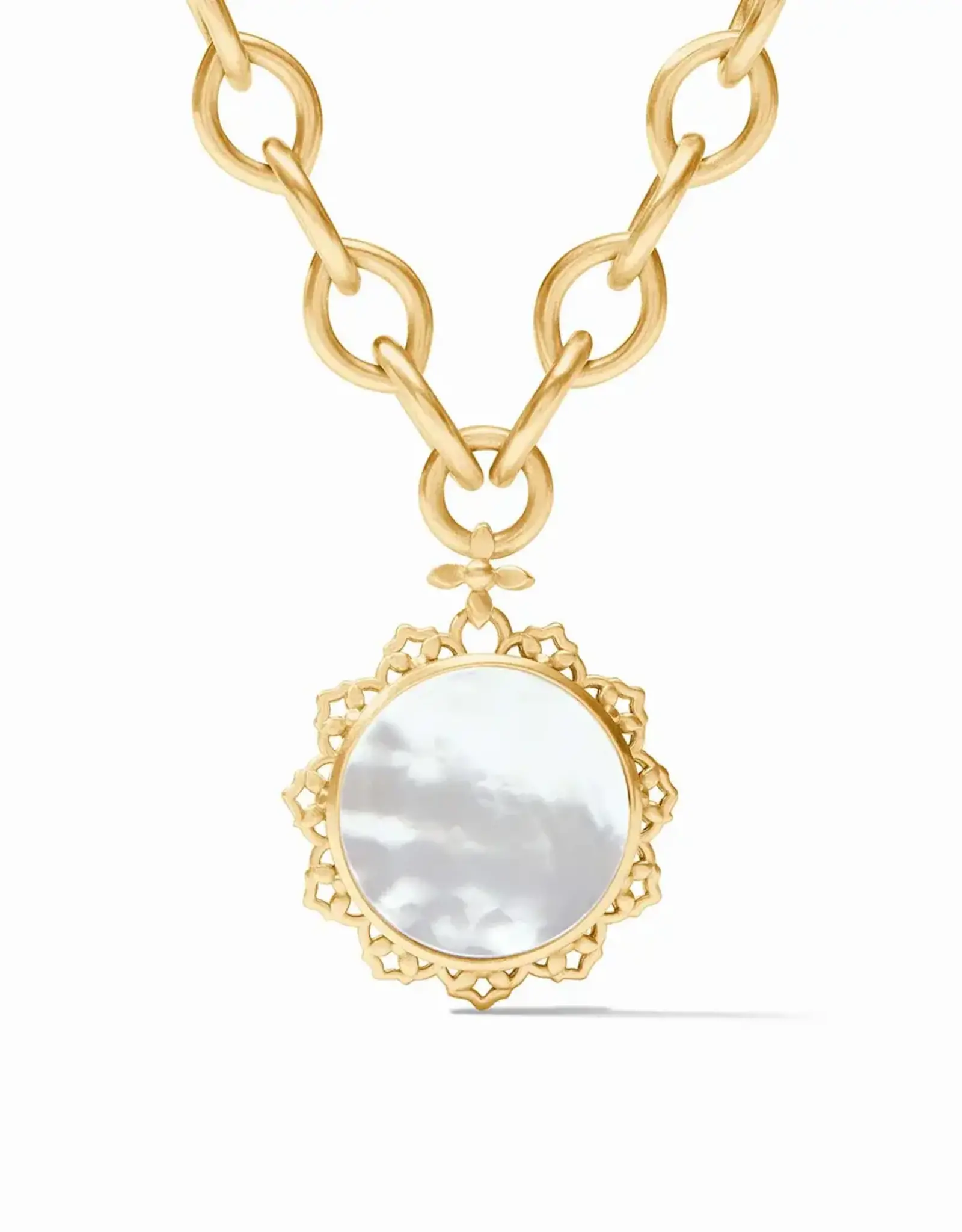 Julie Vos Julie Vos Helene Statement Necklace Mother of Pearl