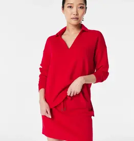 Spanx Spanx AirEssentials Polo Top Red