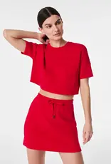 Spanx Spanx AirEssentials Cropped Pocket Tee Red