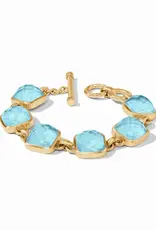 Julie Vos Julie Vos Catalina Stone Bracelet Iridescent Capri Blue