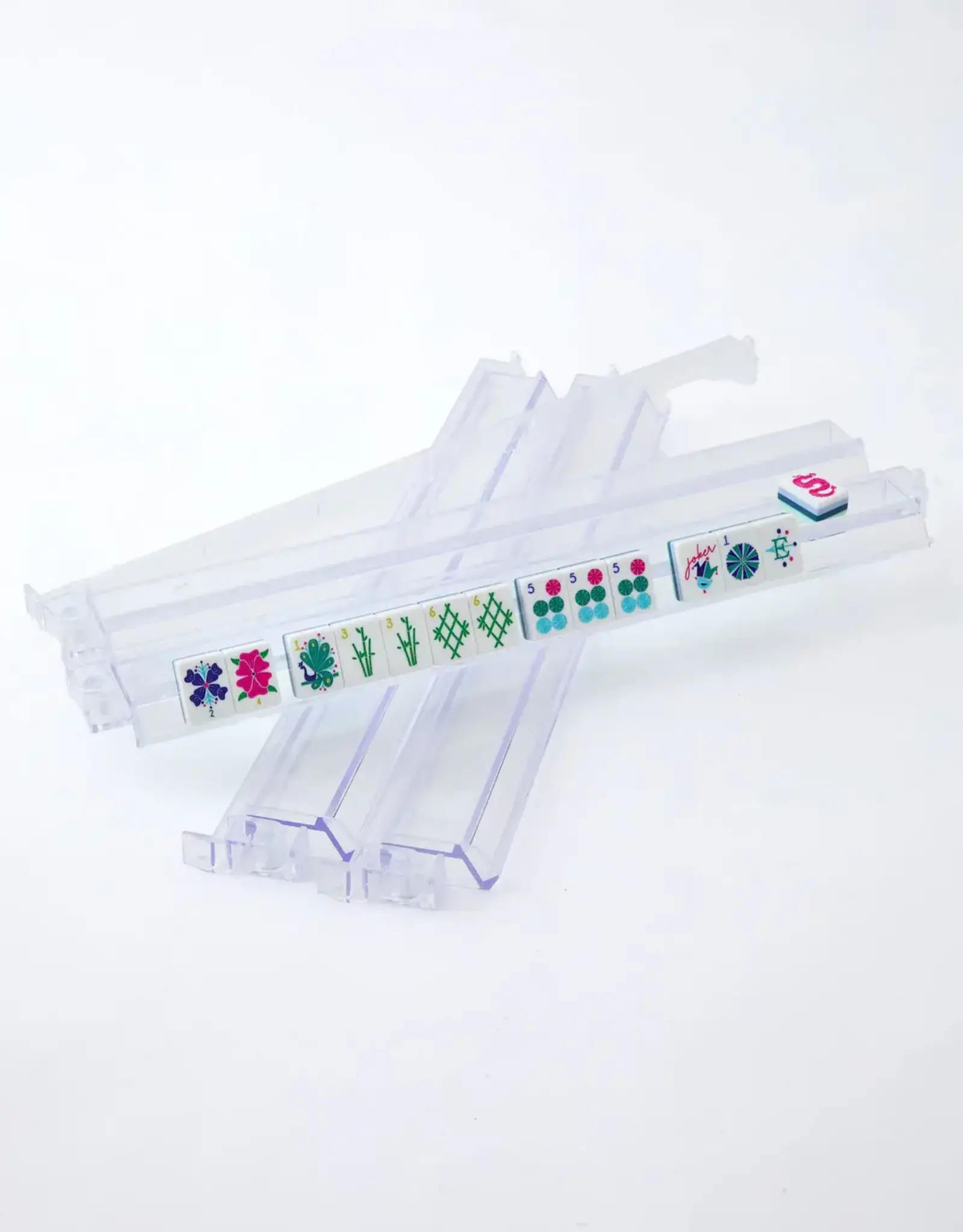 Oh My Mahjong Oh My Mahjong Clear Acrylic Rack and Pusher Set